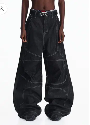 Peoplesense 리지드 배기 데님 13oz