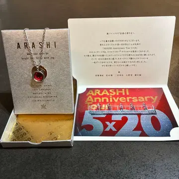 아라시 스와로브스키 참 목걸이 레드 스와로브스키 실버 로켓