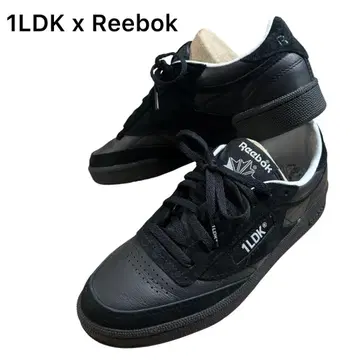 [컨디션 최상] 1LDK 리복 콜라보 스니커즈 블랙 23.5cm