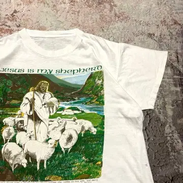 [레어] 90's VINTAGE JESUS 지저스 티셔츠 그리스도
