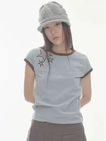 coyseio TRIPLE STAR RINGER TEE