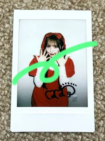 CANDYTUNE 오가와 나나코 온특 사인 포함 폴라로이드 발렌타인 의상