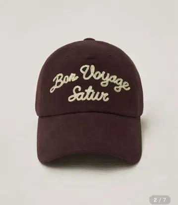 미사용 새상품 SATUR 세터 Bon Voyage 캡 보르도