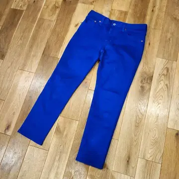 존불 Johnbull 파란색 데님 팬츠 스트레치 일본제 L 블루