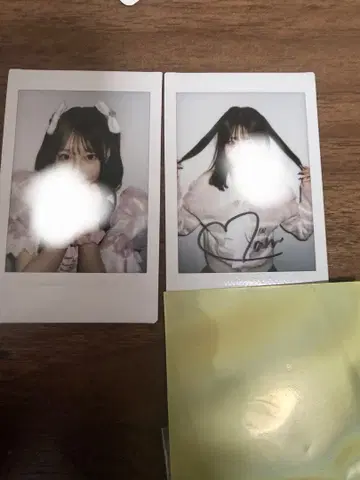 사쿠라바 하루카 사인 폴라로이드