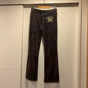 Juicycouture JUICY 프린트 브라운 팬츠
