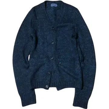 BLUE BLUE JAPAN 모헤어 가디건 인디고 일본제