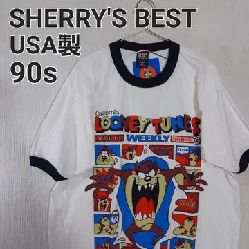 [ 미사용 ] 셰리 베스트 T셔츠 루니툰 90s USA제