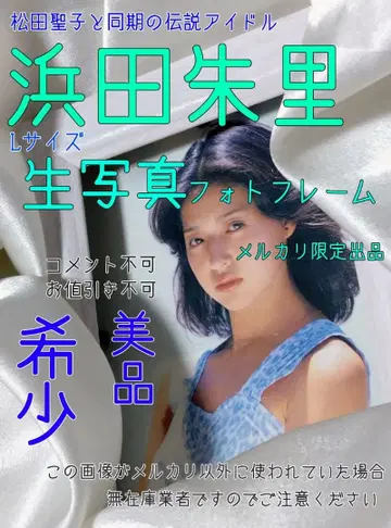 하마다 아카리 브로마이드 사진 프레임 귀한 새상품