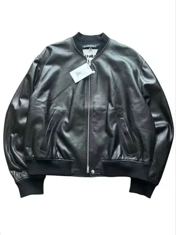 SS23'jil sander'lamb skin bomber jacket