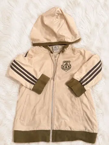 adidas 후드 부착 자켓 베이지