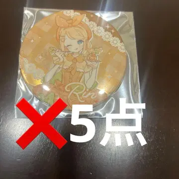 [파티] 카가미네 린 39Culture 큰 사이즈 메탈릭 캔뱃지