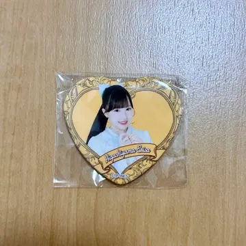 타카네노 나데시코 히가시야마 에리사 한정판 가챠 하트형 캔뱃지