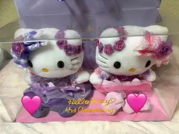 미개봉 100체 한정판 키티&미미 45th 벌스데이 인형 퓨로랜드