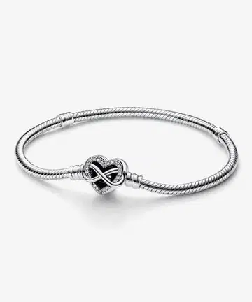 PANDORA 인피니티 하트 팔찌 16cm