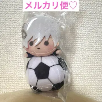 블루 록 축구공 봉제 인형 나기 세이시로