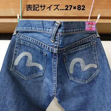 레어/EVISU DONNA/에비수 돈나/갈매기 자수/데님/표기 - 27