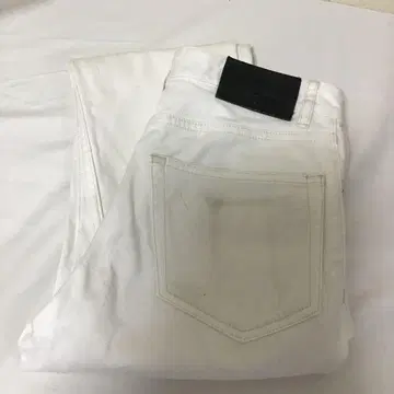 메종 키츠네 화이트 청바지 28
