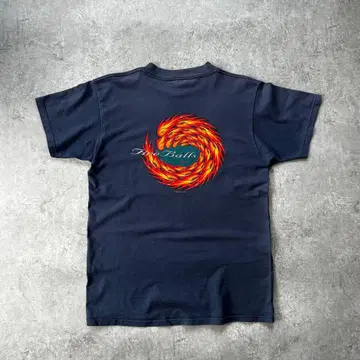 90s 파월 페랄타 티셔츠 fireballs 네이비 M