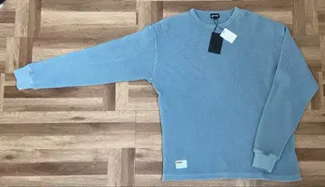 Schott 와플 롱T 스카이블루 L 새상품