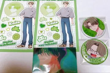 타몬 군 타치바나 케이토 온리 샵 캔뱃지 클리어 시트 특전 엽서