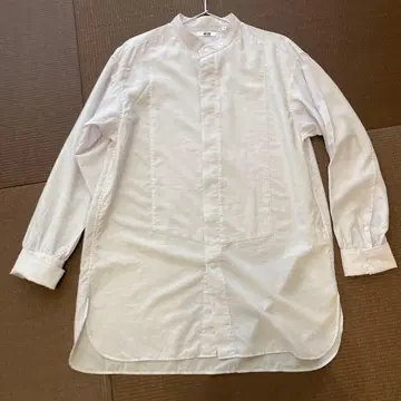 UNIQLO U 스탠드 카라 셔츠 L LIGHT PURPLE