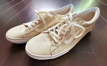 미사용 새상품 Vans 남성용 스니커즈 크림 베이지 29cm