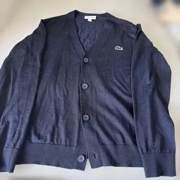 LACOSTE 네이비 가디건 US S