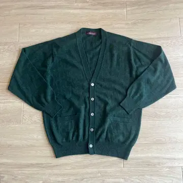 ALPHA SHAKEHAND CASHMERE 100% 캐시미어 가디건