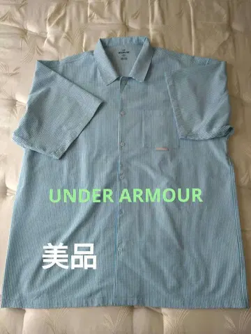 Under Armour 스트라이프 반팔 셔츠 3XL 스카이블루