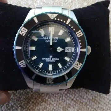 CITIZEN 자동 와인딩 다이버 워치 200m NB6026-56L