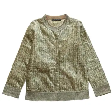 ALBERTA FERRETTI 메탈릭 가디건 이탈리아 38 S