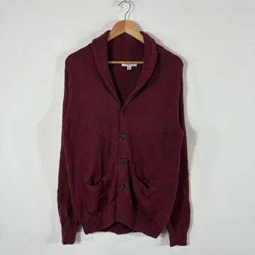 GOODTHREADS 코튼 니트 가디건 남성용 S 보르도