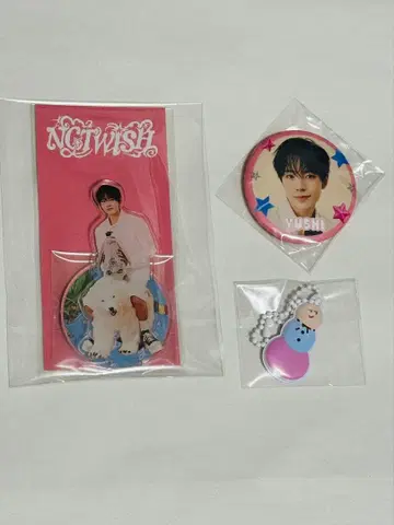 NCT WISH POP-UP 유우시 아크릴 스탠드 랜덤 토이 캔뱃지