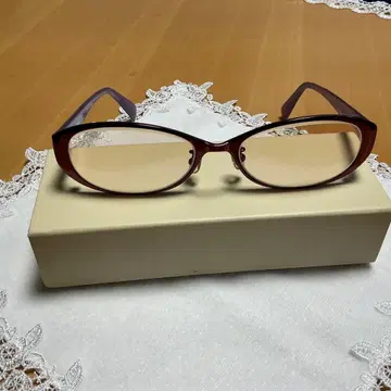 퍼플 오벌 프레임 안경 SSG171-138