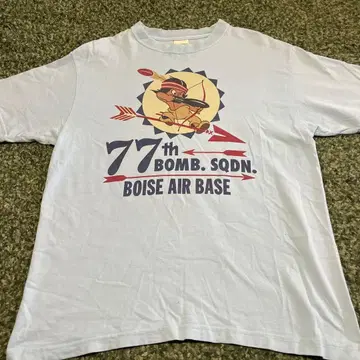 버즈 릭슨 77th BOMB SQDN 티셔츠 USA제