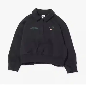 NIKE 블랙 폴로 맨투맨 XL