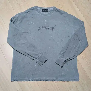SOMEIT 빈티지 가공 롱 T