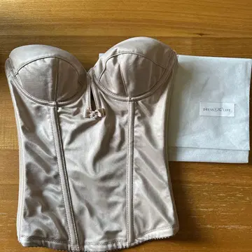 DRESS LIFE 베이지 코르셋 브라이덜 이너