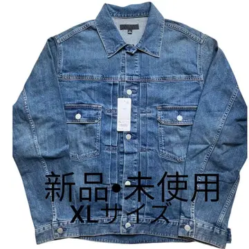UNIQLO 새상품 미사용 XL 사이즈 데님 자켓 라이트 블루