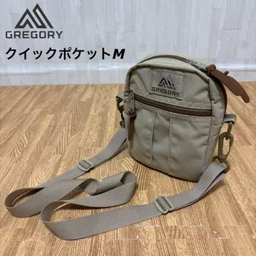 그레고리 퀵 포켓 M 숄더백 파우치 베이지