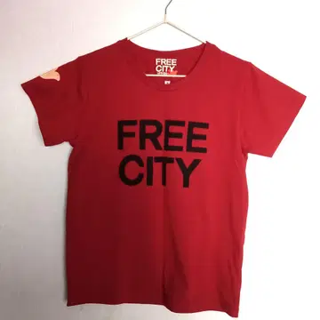 FREE CITY 레드 T셔츠 M