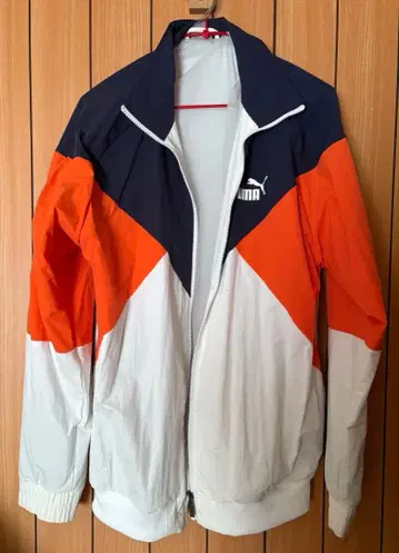 PUMA 점퍼 L 사이즈 오렌지/네이비