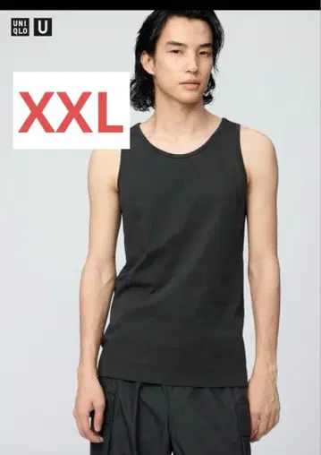 UNIQLO U 탱크탑 XXL 사이즈 블랙