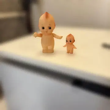 큐피 인형 2개 세트