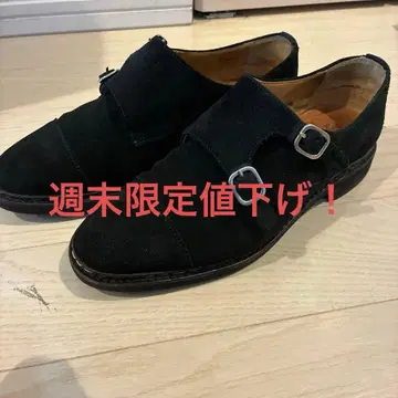 Berwick 버윅 스웨이드 더블 몽크 비즈니스 슈즈