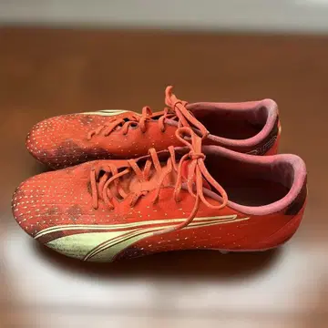 Puma 26cm 축구화 스파이크 레드