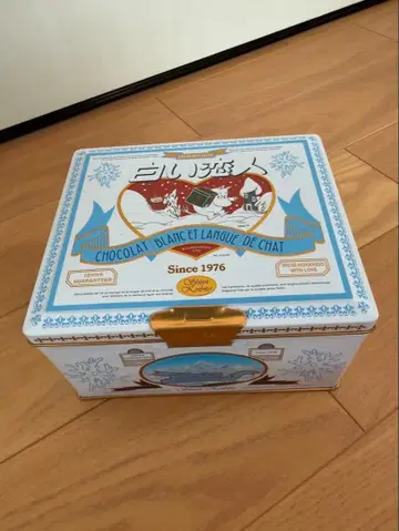 화이트 연인 무민 빈 캔