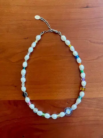 ur jewelry 비즈 목걸이 펄 목걸이