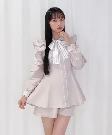 허니시나몬 Honey Cinnamon 보타이 로고 리본 셋업